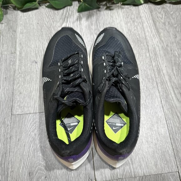 Nike Womens Air Zoom Pegasus 36 Shield AQ8006-002 Black Running Shoes Size 8.5 - Picture 6 of 10